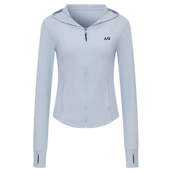 
AO Australian Open new classic slim-fit cool sun protection jacket women's sports jacket women's fitness training long-sleeved tennis wear