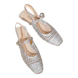 
Millies Miaoli beautiful woven sandals 2025 summer new style wearable top slippers without tiring feet fashion sandals