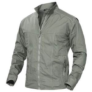 
Consul's tactical jacket for men's spring and autumn single-layer stand-up collar jacket for military fans short outdoor jacket waterproof and windproof