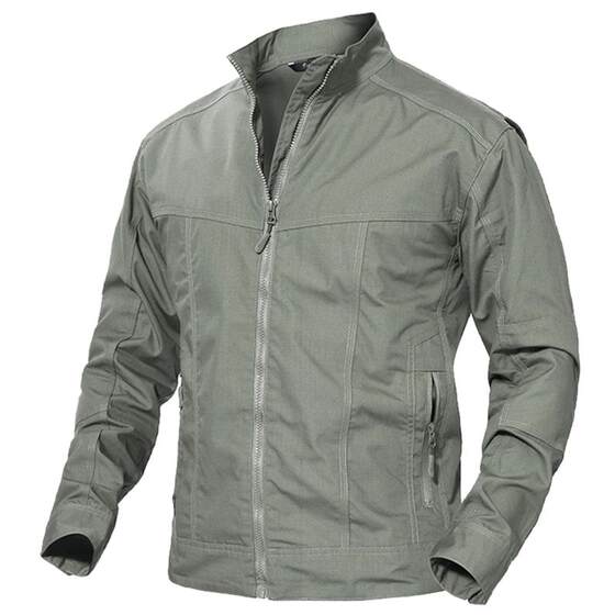 
Consul's tactical jacket for men's spring and autumn single-layer stand-up collar jacket for military fans short outdoor jacket waterproof and windproof