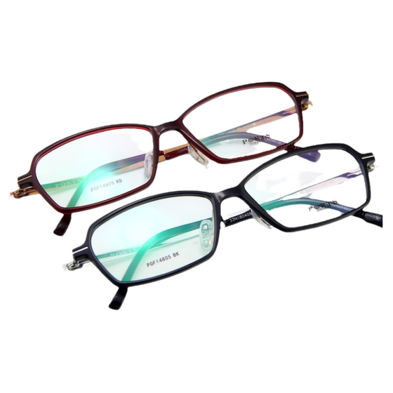 
PORTS glasses frame for women, plate, small frame, myopia, full frame, ultra-light height, frame texture, POF14805