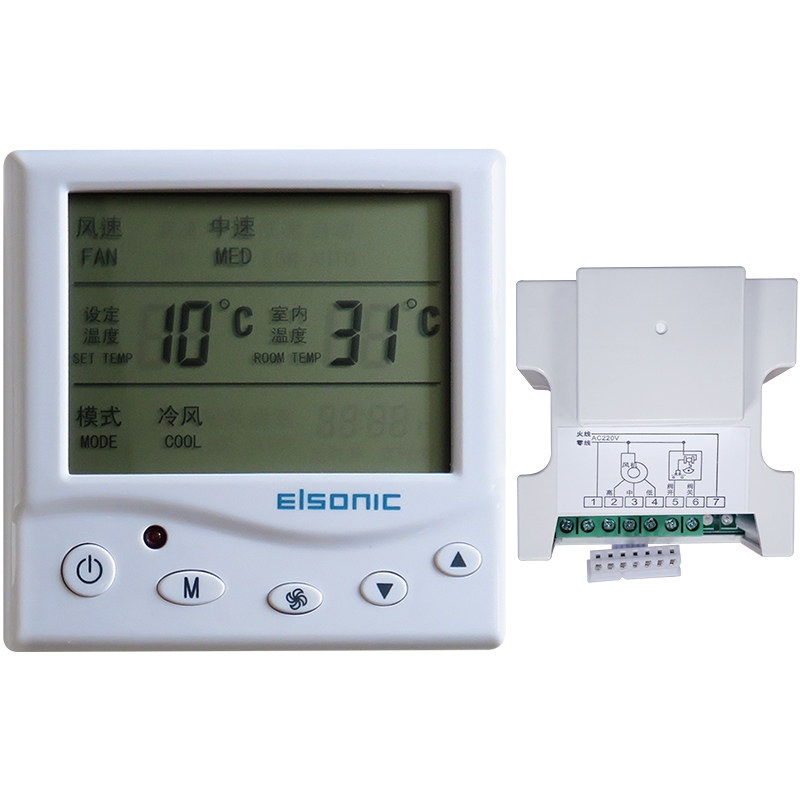 Zentrales Klima-Thermostat – Kompatibel Mit Mitsubishi PZ-60DR-E, Universalmodell, Mit Temperatur-, Feuchtigkeits- & Zeitsteuerung, Energiesparend