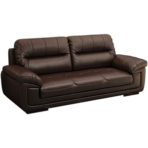 
Leather sofa head layer cowhide three-person four-person small apartment straight-row combination modern simple living room office leisure