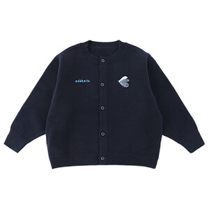 
oddtails boys sweater 2026 spring and autumn new children's cardigan top baby anti-pilling embroidered sweater