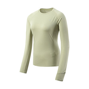 
SN Merino wool long-sleeved T-shirt for women outdoor solid color sun protection cool long-sleeved sports top for men 50/50 series