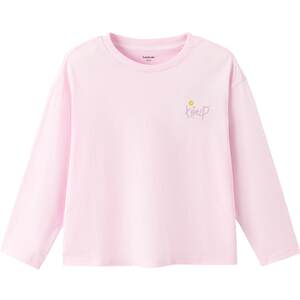 
Balabala children's clothing long-sleeved T-shirt boys and girls baby spring and autumn parent-child clothing pure cotton quick-drying baby clothes