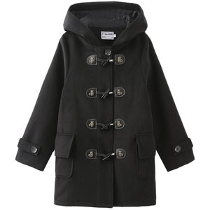 
Huaqianzhu original Xingyu tall coat Japanese college style jk uniform short multi-color hooded horn button jacket