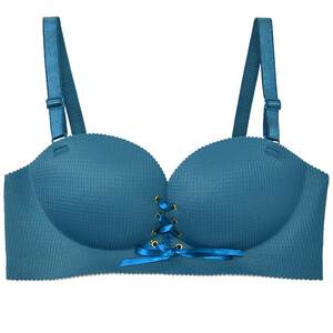 No steel ring underwear set Women's sexy gathering rope B small bra