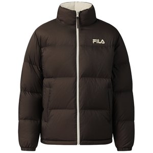 FILA Reversible Down Jacket FILA 2025 Winter New Bread Jacket Warm Couple Jacket Men's Casual Top Women