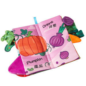 Baby Cloth Book Early Education: Babies Can't Tear Tears, Can Bite Hands, Tear Books, Children 0 to 3 months old, 1-year-old Puzzle Toys