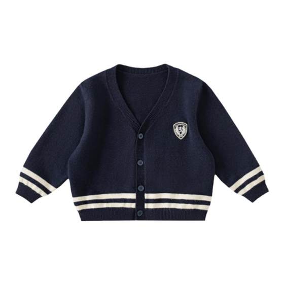 
Children's Sweaters Knitted Sweaters Boys' Cardigans 2026 Spring New Girls' Jackets College Style Spring Baby Tops