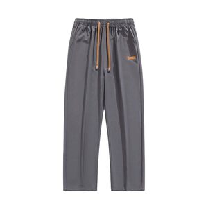 
Ice silk pants men's casual trousers summer thin 2026 new loose straight sports quick-drying men's pants black