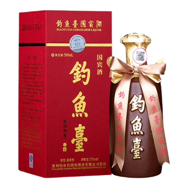 官方直营】钓鱼台国宾酒（第一代）53度500ml*1瓶酱香型白酒-Taobao