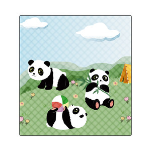 
TTLK picnic mat moisture-proof mat thickened outdoor camping tent camping mat beach lawn mat portable picnic floor mat