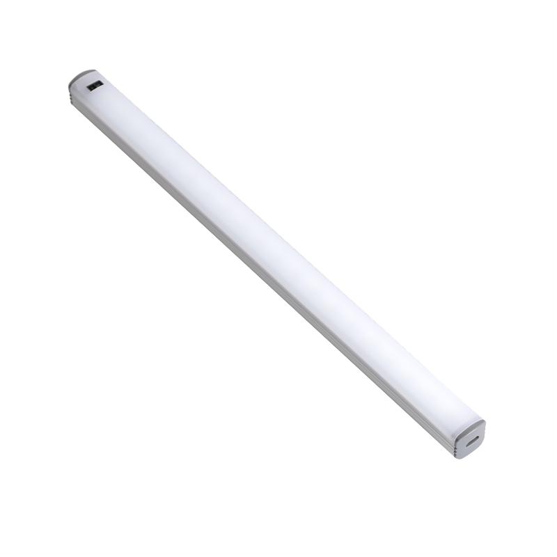 Smiling Shark Luce LED Con Sensore Di Movimento – 1200 MAh Ricaricabile USB, 3 Temperature Colore E Dimmer, Barra Magnetica Per Armadi E Cucine (2 Pezzi)