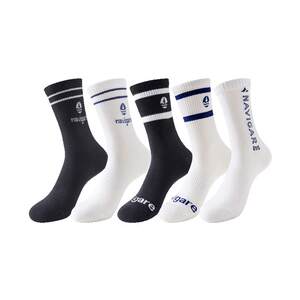 Navigare Italian dinghy 10A antibacterial cotton socks men's spring mid-calf socks cotton socks business deodorant