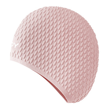Swimming cap with extra waterproof ear protection, special for long hair