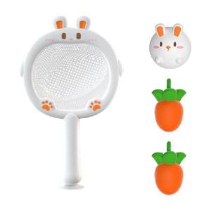 
Baby Bath Toy Infant Bathroom Rabbit Fishing Net Bag Does Not Enter Water Swimming Little Yellow Duck Christmas Gift