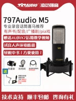 797 Audio M5 Профессиональная звуковая книга Запись человеческого голоса, дублирование емкости микрофон большой вибрационный пленка книга Pia Show