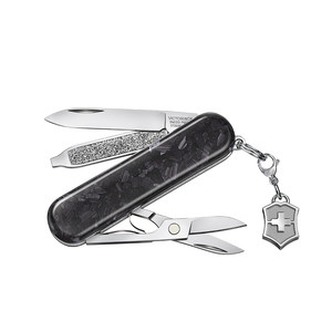 Victorian Swiss Army Knife model dazzling series carbon fiber 58mm multi -function folding tool knife