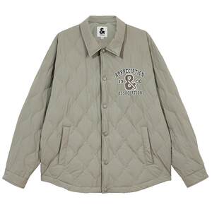 
Jack Jones Spring 26 New Men's Versatile Wool Sticky Embroidered Decoration Light Shirt-style Down Jacket