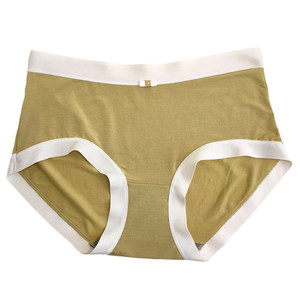 Caitian Pants Women Modal Medium High Waist 31791 facial mask Pants Solid Color Traceless Soft Elastic Hip Wrap Comfortable