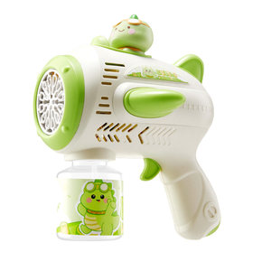 
Bubble blowing machine for infants and young children, non-toxic 2026 new handheld fully automatic rechargeable bubble gun stick toy for boys and girls