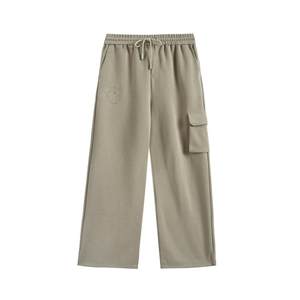 
Zihan loose sports pants straight-leg pants for women in winter new simple wide-leg pants adjustable versatile casual pants