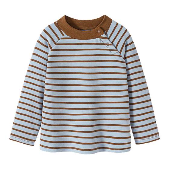 
[Fever and antibacterial] Mini Balabala long-sleeved T-shirt for boys and girls, spring new children's turtleneck bottoming shirt
