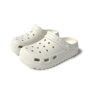 
chikoku moon bud high arch clogs for men and women summer breathable antibacterial slippers for couples outer wear non-slip beach shoes