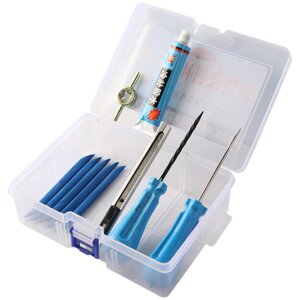 Electric vehicle vacuum tire repair tool vulcanized rubber strip tire repair tool set motorcycle car quick glue repair nail