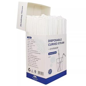 
Disposable straws individually packaged food-grade pregnant women and children baby milk and water elbow plastic milk tea bend
