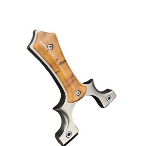 
Gongtu's new clip-on calf slingshot for adults, stainless steel flat leather, quick-pressing horn tip, high-precision competitive outdoor