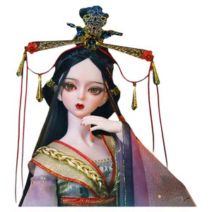 
German winning doll 3 points girl bjd ancient style lolita European style hand-painted 60cm simulation toy princess baby gift