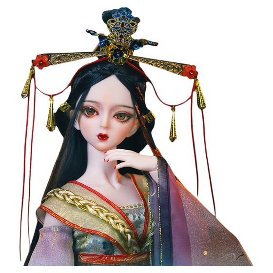 
German winning doll 3 points girl bjd ancient style lolita European style hand-painted 60cm simulation toy princess baby gift