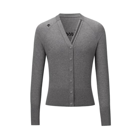 
DESCENTEGOLF Desante golf women's V-neck knitted cardigan