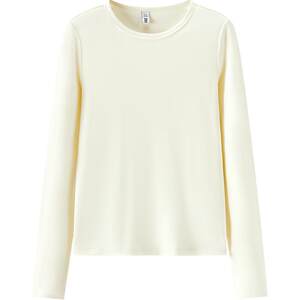 
[Same style in the mall] Semir long-sleeved T-shirt for women, simple and versatile 2025 new spring round neck base shirt basic