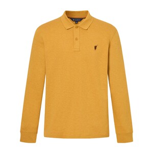 
POLOWALK men's long-sleeved T-shirt 2026 spring new business casual commuting lapel inner men's top