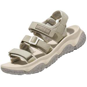 Camel outdoor sandals for men, new summer wading, quick-drying beach shoes, non-slip Velcro sneakers for women