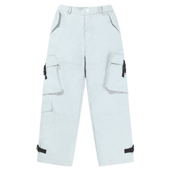 
BJHG reckless ski pants overalls down pants men's new autumn and winter outdoor warm down jacket pants