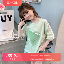 Summer girls T-shirt children's Korean version top