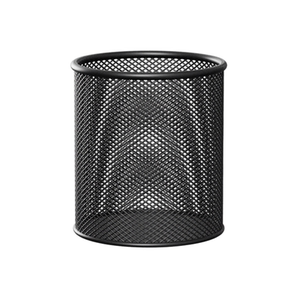 
Metal Pen Bucket Pen Holder Storage Box Mesh Hollow Stationery Storage Children's Pen Box Extra Large Office Supplies Grid Large Capacity Pen Holder Student Stationery Pen Holder Pen Stand Ornament Square Three Grids