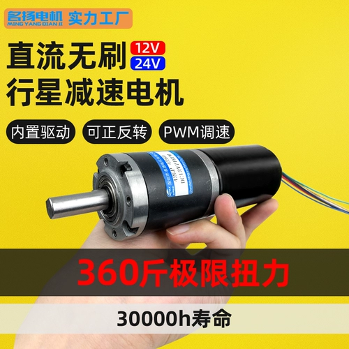 Бесколлекторный планетарный мотор с шестернями, электрическая пони, 12v, 24v