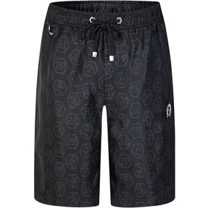 PP Italian light luxury men's 2024 summer draws casual shorts, letters, business versatile pants men
