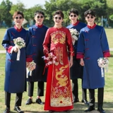 Одежда, свадебное платье, китайский стиль