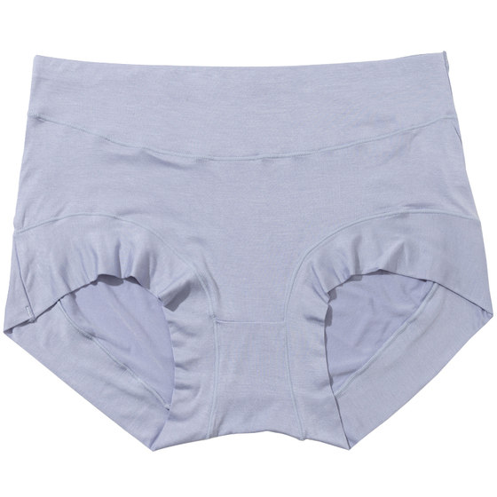 Large size underwear for women, with a weight of mm200 * 0.5kg, made of modal cotton, high waisted and enlarged with fat. This is a thin and seamless anti wear leg flat corner pants