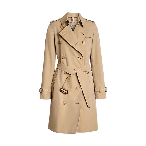 
[24th issue interest-free] BURBERRY Women's Clothing Kensington Style Mid-length Trench Coat Multi-color