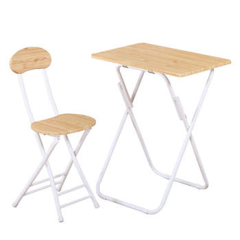 Household small square table folding dormitory study writing table