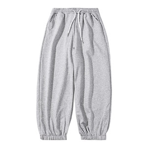 Elastic sports sweatpants for men plus size plus size trendy fat harem pants casual trousers super loose spring and autumn small feet