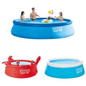 
INTEX inflatable family bracket swimming pool home baby and child bath oversized fishing pool swimming bucket pool